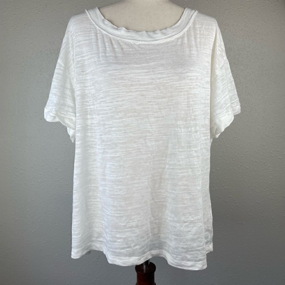NWOT We The Free Oversized White T-Shirt Size M